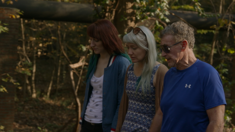 L to R: Margaret (Ratliff) Blakemore, Martha Ratliff, and Michael Peterson in 2017